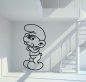 Preview: 46133 Die Schlümpfe Muffi Wandtattoo
